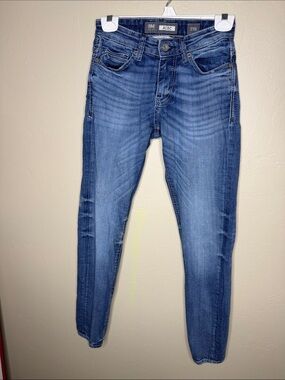 BKE ALEC Mid Blue Skinny Jeans 27R